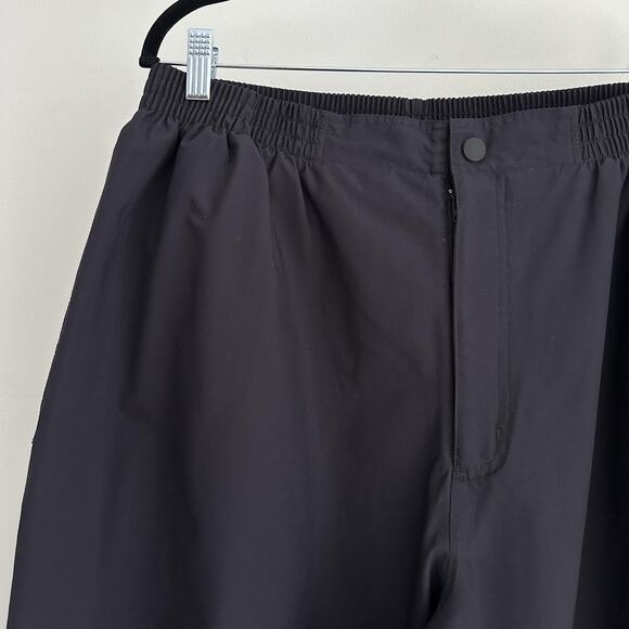 Nike Golf Pants Mens XL Black Storm FIT Rain Wind Zip Ankle Elastic Waist - Picture 7 of 10